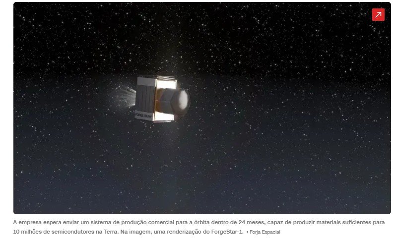 Satélite 'micro-ondas' é lançado ao espaço para produzir cristais do futuro