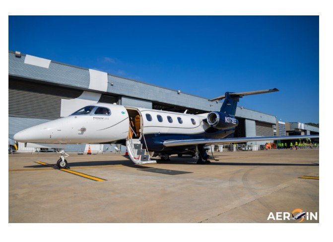 Embraer mantém liderança pelo 14º ano consecutivo no mercado de jatinhos leve com o Phenom 300