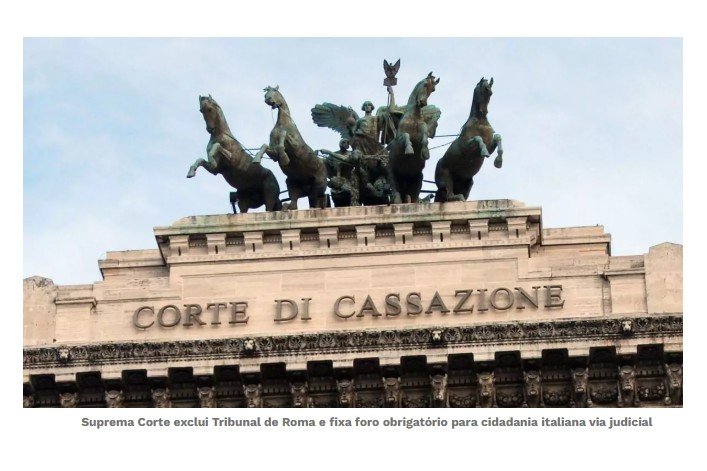 Suprema Corte define foro obrigatório para ações de cidadania italiana de residentes no exterior