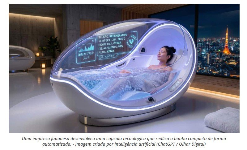 O Japão projeta a primeira máquina de lavar para humanos