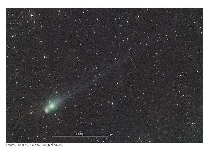 Telescópio da NASA detecta sinais de vida no cometa 3I/ATLAS