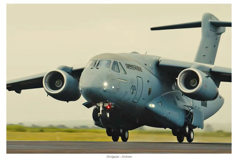 Primeiro Embraer KC-390 da Coreia do Sul faz seu voo inaugural