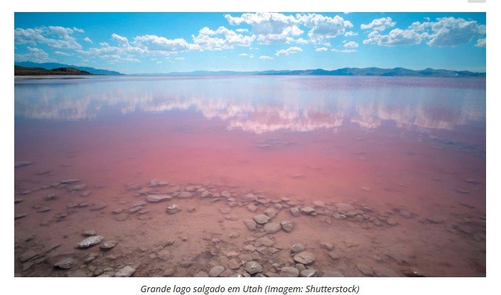 Descoberto enorme reservatório de água doce escondido sob o Grande Lago Salgado