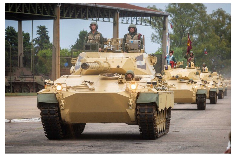 A Argentina é o único país da América Latina que fabrica tanques e seu novo modelo já está em funcionamento
