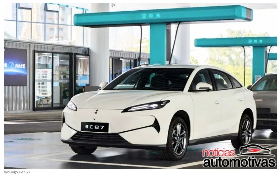 A nova jogada da BYD para táxi e aplicativo: Linghui e7 chega com Blade Battery 2.0 e promete recarga quase instantânea até no frio extremo