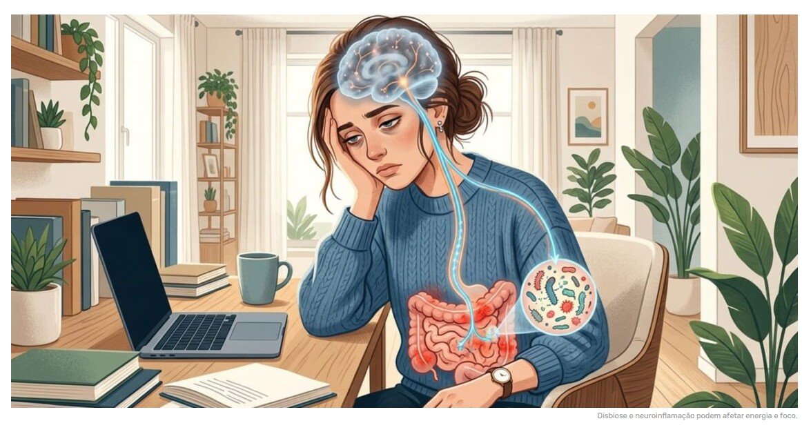 O cansaço crônico não se deve apenas à falta de sono, mas sim à neuroinflamação causada pelo desequilíbrio no microbioma intestinal