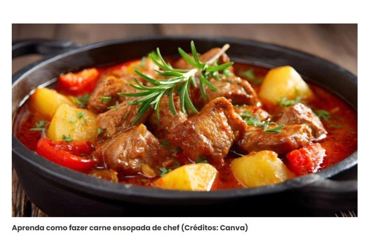 Carmen, cozinheira: 'O melhor ensopado de carne não é feito com caldo, mas sim com 2 cebolas e 125 ml de vinho branco'