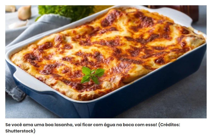 A lasanha especial do TudoGostoso perfeita para deixar o almoço de Dia das Mães ainda mais delicioso