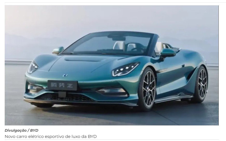 Denza Z: supercarro elétrico da BYD será lançado no Brasil