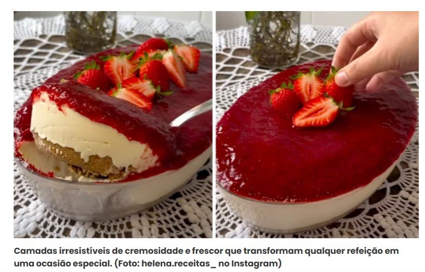Cheesecake de travessa com geleia de morango: receita fácil que não vai ao forno e fica pronta num piscar de olhos
