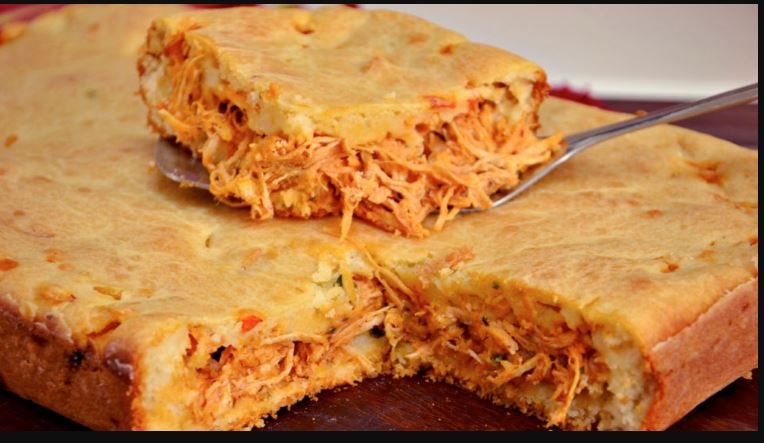 Torta de Frango no Liquidificador