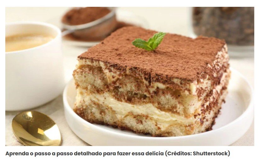 Como de um café italiano: aprenda como fazer um tiramisu rico e aveludado com o TudoGostoso