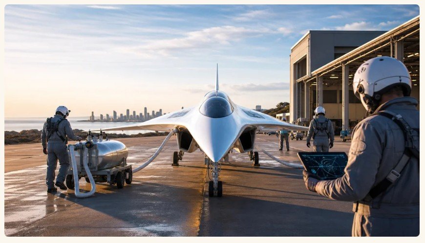 Jato a hidrogênio a Mach 20 (24,501 km/h) e o papel da Austrália