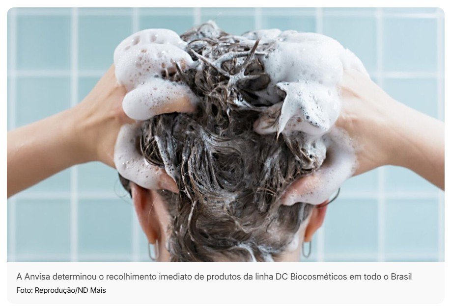 Anvisa manda tirar do mercado shampoos, pomada e loção; consumidores devem interromper o uso