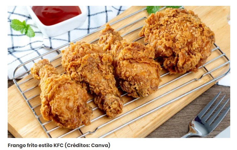Nunca mais gastei no delivery depois que fiz essa receita do TudoGostoso de frango empanado tipo KFC: é muito crocante e fácil de fazer
