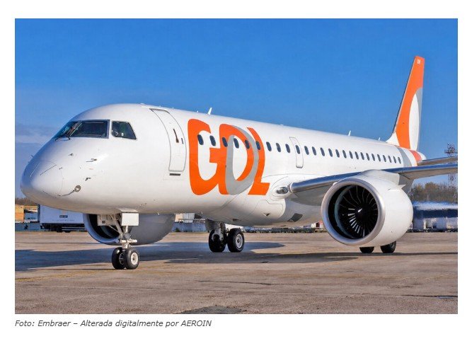 Grupo controlador da GOL Linhas Aéreas pode fechar compra de jatos Embraer E2