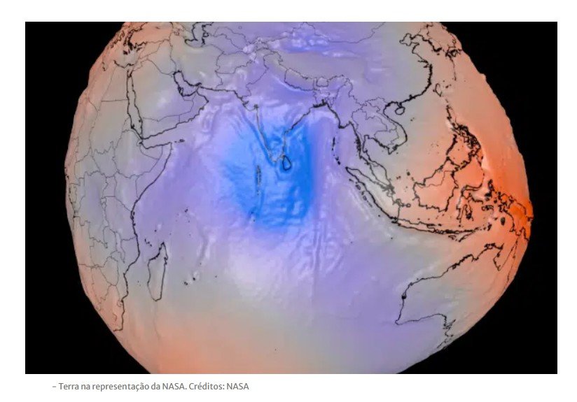 NASA revela verdadeiro formato da Terra, que não é esfera nem ovo