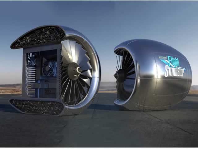 Microsoft vai sortear PC de R$ 30 mil em forma de motor para promover o Flight Simulator