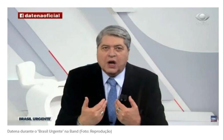 Datena assina com o SBT, recebe ligação de Silvio Santos e é demitido em menos de 24 horas
