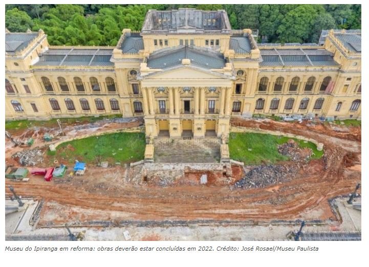 Reforma no Museu do Ipiranga revela descobertas arqueológicas