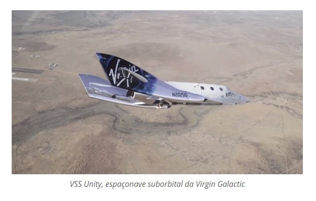 Espaçonave da Virgin Galactic conclui seu 1º voo com sucesso
