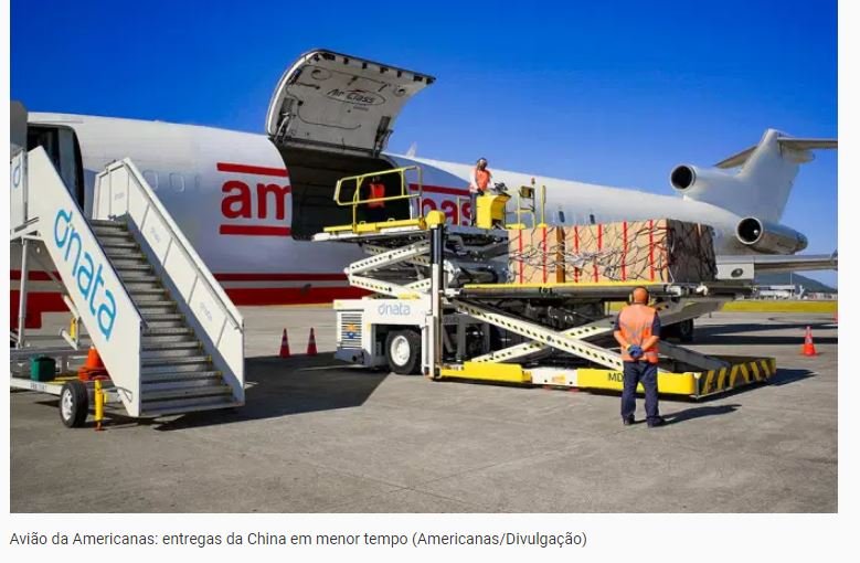 Americanas entregará produtos da China em 11 dias
