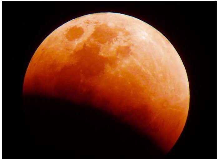 "Super Lua de sangue” iluminará o céu na noite do próximo domingo