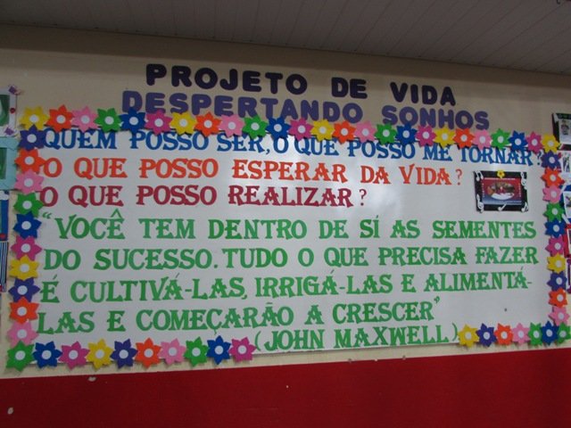 Culminancia das Eletivas do Paes de Barros