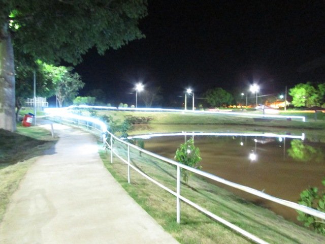 Inaugurada Luzes Natalinas Lago Pioneiros Colider