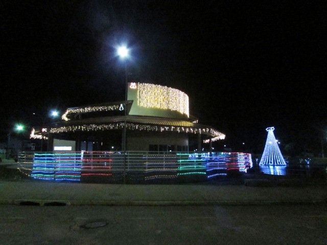 Inaugurada Luzes Natalinas Lago Pioneiros Colider