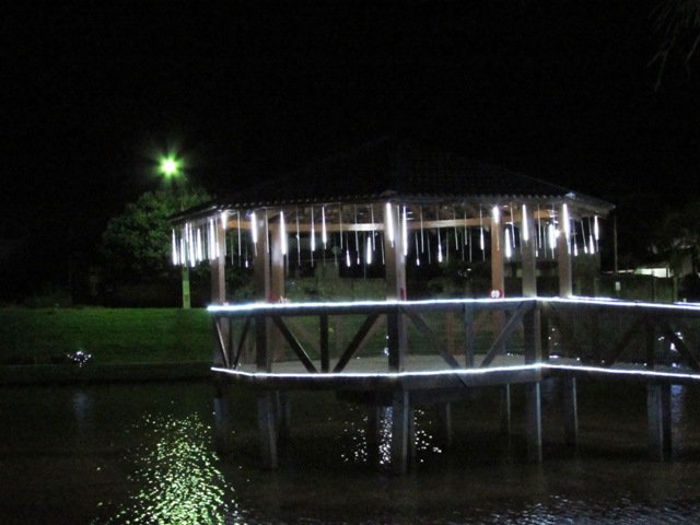 Inaugurada Luzes Natalinas Lago Pioneiros Colider