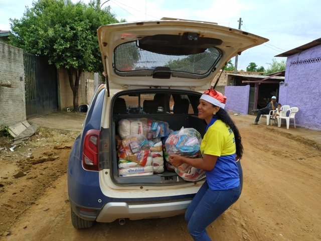 Entrega Cestas do Natal Solidario de Colíder