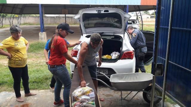 Entrega Cestas do Natal Solidario de Colíder