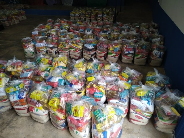 Entrega Cestas do Natal Solidario de Colíder