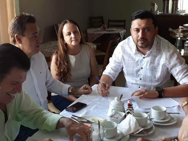 Presidentes Nac e Est do Patriota visitam Colíder