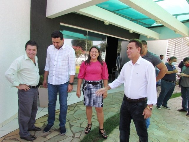 Presidentes Nac e Est do Patriota visitam Colíder