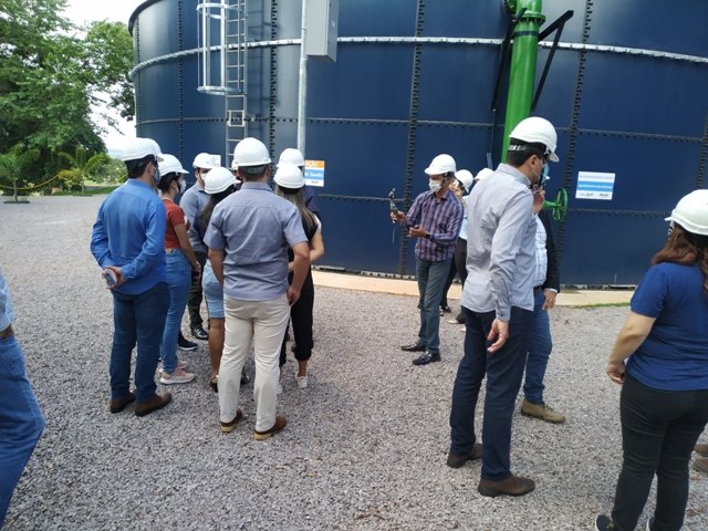 Inauguração do novo reservatorio de aguas da empresa Igás de Colíder
