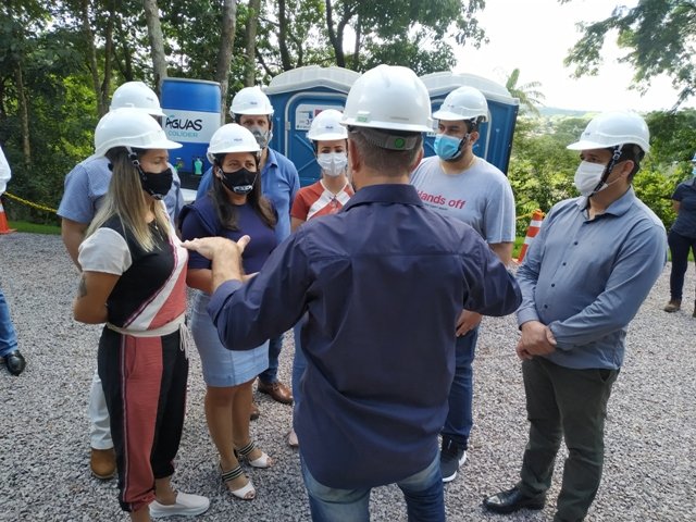 Inauguração do novo reservatorio de aguas da empresa Igás de Colíder