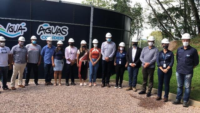 Inauguração do novo reservatorio de aguas da empresa Igás de Colíder