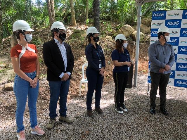 Inauguração do novo reservatorio de aguas da empresa Igás de Colíder