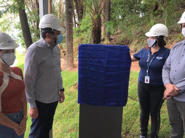 Inauguração do novo reservatorio de aguas da empresa Igás de Colíder