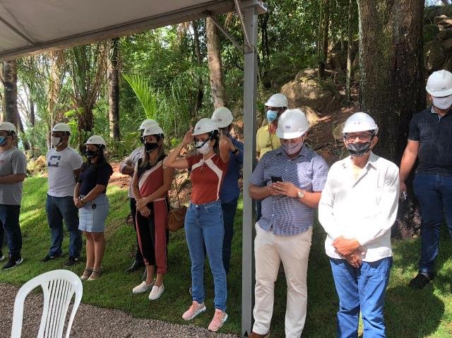 Inauguração do novo reservatorio de aguas da empresa Igás de Colíder