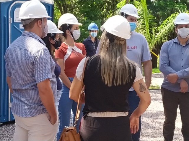 Inauguração do novo reservatorio de aguas da empresa Igás de Colíder