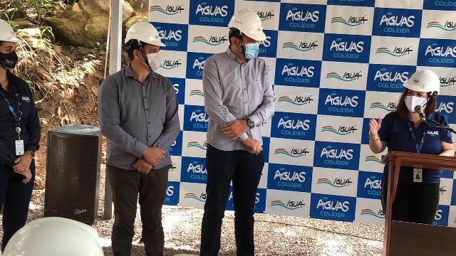 Inauguração do novo reservatorio de aguas da empresa Igás de Colíder