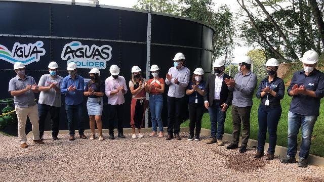 Inauguração do novo reservatorio de aguas da empresa Igás de Colíder