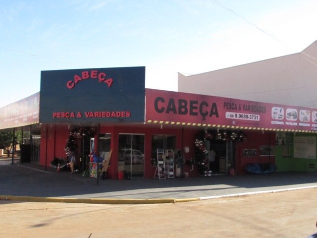 Reinaugurado hoje a loja do Cabeça Pesca & Variedades