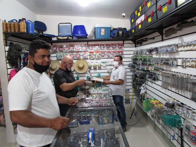Reinaugurado hoje de manhã (31), Cabeça Pesca & Variedades em Colíder.