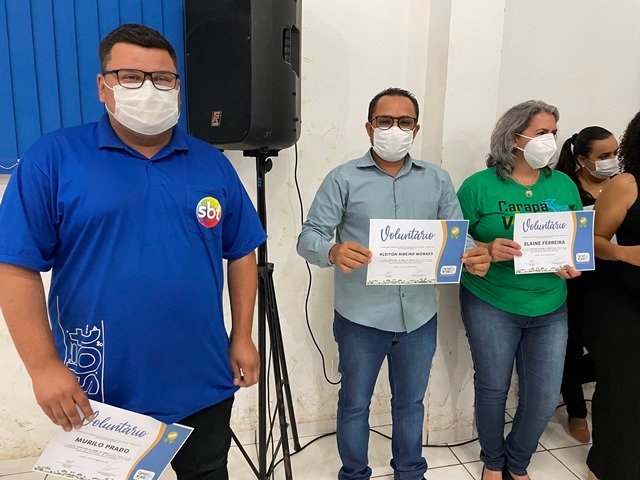 Homenagem Carapá Vivo Voluntarios e Parceiros
