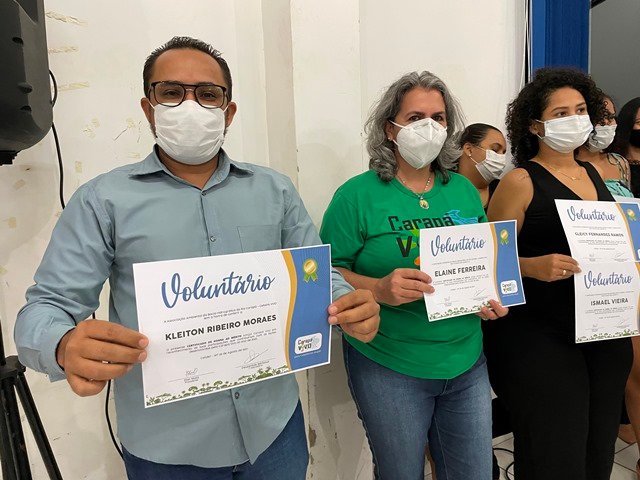 Homenagem Carapá Vivo Voluntarios e Parceiros