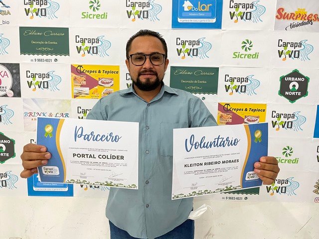Homenagem Carapá Vivo Voluntarios e Parceiros